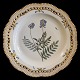 Royal 
Copenhagen, 
Flora Danica 
porcelain; 
Plate #3574 
with pierced 
border. 
Decoration: ...