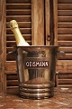 Old French 
champagne 
cooler in 
silver-plated 
metal with a 
fine patina. 
The champagne 
cooler is ...
