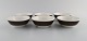 Hertha Bengtson 
(1917-1993) for 
Rörstrand. Six 
Koka bowls in 
glazed 
stoneware. 
1960s.
Measures: ...