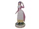 Rare Royal 
Copenhagen 
overglaze 
figurine, lady 
with fan and 
hat.
Decoration 
number ...