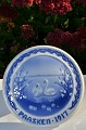 Bing & Grondahl porcelain. B&G easter plate from year 1917. Diameter 18.5 cm. 7 1/4 inches. 1. ...