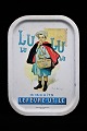 Old 
"advertisement" 
serving tray in 
painted metal 
with a fine 
patina, 
from 
Lu-Biscuits 
with a ...