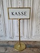 Large brass 
sign. The sign 
comes from a 
bank. The text 
is painted on a 
porcelain 
plate. 
Height ...