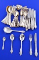 Silver plated. Cutlery, " Madeleine ". 12 dinner knifes, length 21.5cm. 8 7/16 inches.12 ...