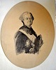 Gamborg, Knud Frederik (1828 - 1900) Denmark: Portrait of Mogens Rosenkrantz. Lead lower marker. ...