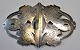 Silver belt with dolphin/fish decorations. approx. 1900. Stamped 826 and mastermarked AB. 6 x 9 ...