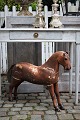Swedish 19th 
century horse 
in carved wood 
with original 
fine brown 
color and with 
a super fine 
...