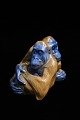 Rare Royal 
Copenhagen 
porcelain 
figure of 2 
orangutans. 
Decoration 
number: 721. 
1.sort. Before 
...