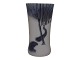 Small Bing & Grondahl Art Nouveau vase, that is decorated all the way around with a snowy ...