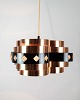 Pendant, designed by Werner Schou in copper manufactured by Coronell Elektro from around the ...