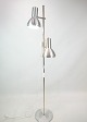 Floor lamp designed by Fog and Mørup in aluminum from the 1970s.H:140 Dia:25
