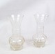 A pair of glass vases by Holmegaard from around the 1890s. An incredibly beautiful pair of glass ...
