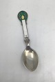 Grann & Laglye 
Sterling Silver 
Enamel 
Christmas Spoon 
1953 Measures 
15.5 cm (6.10 
inch) (Gilding 
...