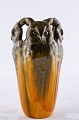 Michael Andersen ceramics, fantastically beautiful vase with beautiful glaze and owl motifs, ...