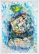 Nakajima, Yoshio (1940 -) Sweden/Japan: Composition. Mixed media - watercolor, marker, collage. ...