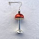 Christmas 
bauble, Stand 
lamp with red 
shade, 9.5 cm 
high *Nice 
condition*
