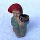 Seated Santa 
Claus with 
candlestick, 
6cm high *Nice 
condition*