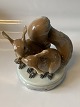 Royal Copenhagen Two SquirrelsDeck no #416Height 17 cm approxEmployee sortingNice and ...