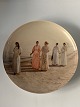 Bing and Grondahl #1988"Beach Promenade" By Michael AncherDeck no #9 #097AMeasures 20.7 ...