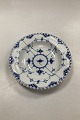Royal 
Copenhagen Blue 
Fluted Full 
Lace Deep Plate 
with pierced 
border No 
1/1078. 
Measures 25 cm 
...