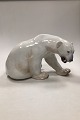 Bing & Grondahl Figurine Polar Bear No 1857. Measures 35cm x 21cm (13.78 inch og 8.27 inch ) and ...