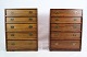 This set of two 
chests of 
drawers, 
designed by 
Henning Korch, 
is made of 
rosewood and 
makes an ...