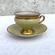 Lyngby, Copenhagen porcelain painting, Empress, Espresso cup, Yellow, 5.5 cm high *Nice condition*