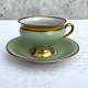 Lyngby, Copenhagen porcelain painting, Empress, Espresso cup, Green, 5.5 cm high *Nice condition*