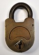 Huge Russian 
padlock, 19th 
century. 
Brass/iron. 
With Cyrillic 
letters. 14.5 x 
8.5 x 3.3 cm. 
...