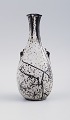 Kähler, Denmark, glazed vase, 1930 s.Designed by Svend Hammershøi.Glaze in black and ...