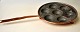 Children's copper apple slice pan, 19th century Denmark. Unstamped. With internal tinning. On ...