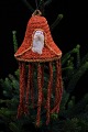 Old Christmas ornament / Christmas tree decoration in the form of a Christmas bell made of ...