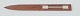 Hans Hansen. 
Letter knife in 
rosewood with 
silver inlay.
Danish Modern.
About ...