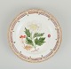 Royal Copenhagen Flora Danica dinner plate in hand-painted porcelain with flowers and gold ...
