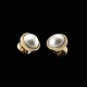 Boy Johansen. 
Danish 14k Gold 
Earrings with 
Pearl.
For pierced 
Ears.
Designed and 
crafted by ...
