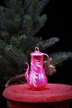 Old glass Christmas ornament / Christmas tree decoration, Coffee pot from around 1920-50. H: 8.5 cm.