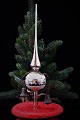 Old glass Christmas ornament / Christmas tree decoration in the form of a top spear for the top ...