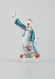 Peter Strang (b.1936) for Meissen. Figure in hand-painted porcelain.Conductor from the clown ...