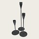 Piet Hein, Venus, Candlestick set with 3 candlesticks, Brushed steel, 14cm high, 30cm high, 21cm ...