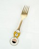 The Michelsen 
Christmas fork 
from 1969 is 
made of 
gold-plated 
sterling silver 
and has a nice 
...