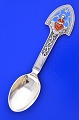 Danish 
Christmas 
silver cutlery 
from Grann & 
Laglye, 
Copenhagen. 
Christmas spoon 
year 1950. ...