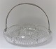 Netherlands. Large crystal bowl with silver handle (833). Diameter of bowl 26 cm.
