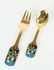 Anton Michelsen 
Christmas 
cutlery is made 
of gold-plated 
sterling silver 
and has 
beautiful ...