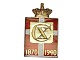 Georg Jensen Gold Kings Mark pin 1870-1940.Designed by Arno Malinowski.Made on the ...
