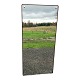 Mirror with dark wooden frame. A few spots in the mirror glass along the edge, otherwise nice ...