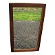 Mirror in teak wood frame. Danish modern from the 1960s. Damage to the lower corner (see photo), ...