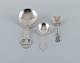 A collection of 
three silver 
spoons.
Two Danish 
830/1000 spoons 
from the 
30s/40s.
One German ...