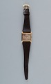 Omega Automatic de Ville ladies wristwatch, leather strap.Approx. 1960s.In good condition, ...