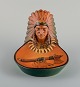 Ipsens, 
Denmark. Bowl 
in glazed 
ceramic with 
hand-painted 
chief.
Model 286.
Approx. ...