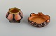 Ipsens Denmark. 
Two Art Nouveau 
bowls in 
hand-painted 
glazed ceramic.
1920s.
In excellent 
...
